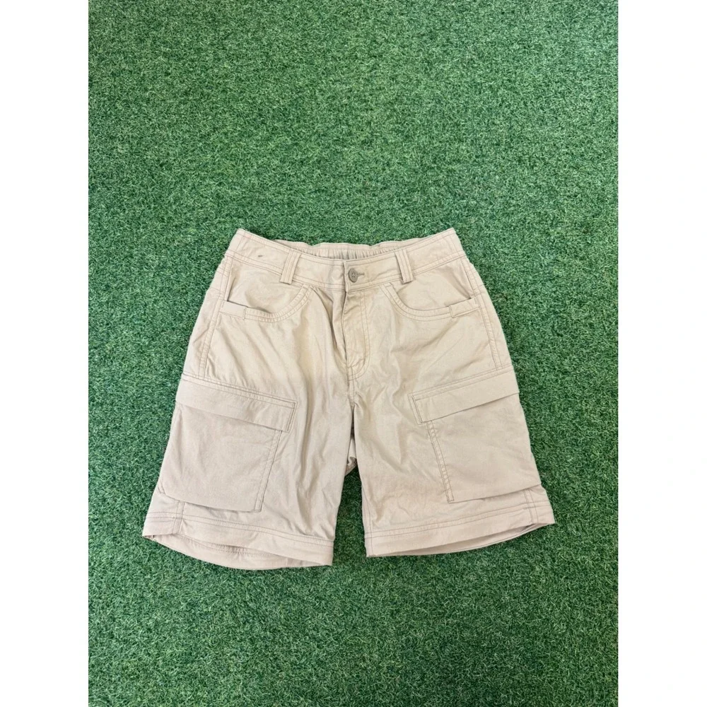 REI Co-op Sahara Cargo Shorts Tan Khaki‎ Hiking Outdoor Mens Size 6